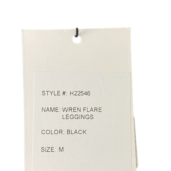 Generation Love Wren Faux Leather Cropped Flared Leggings Pull On Black Size M - Picture 6 of 9